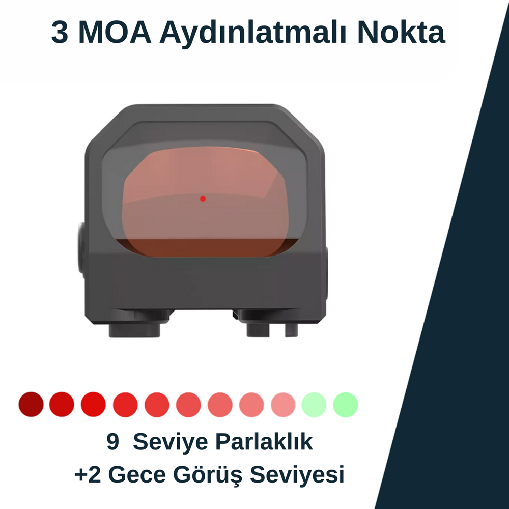 Vector Optics Frenzy FA 1x16x24 3MOA Kırmızı Nokta Nişangahı - Walther® PDP 2.0 Uyumlu (SCRD-83)