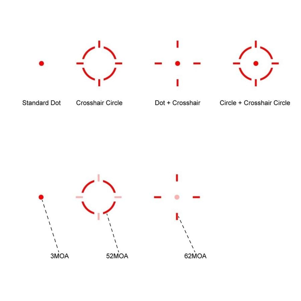 Vector Optics Frenzy Plus 1x31x26 Multi-Reticle