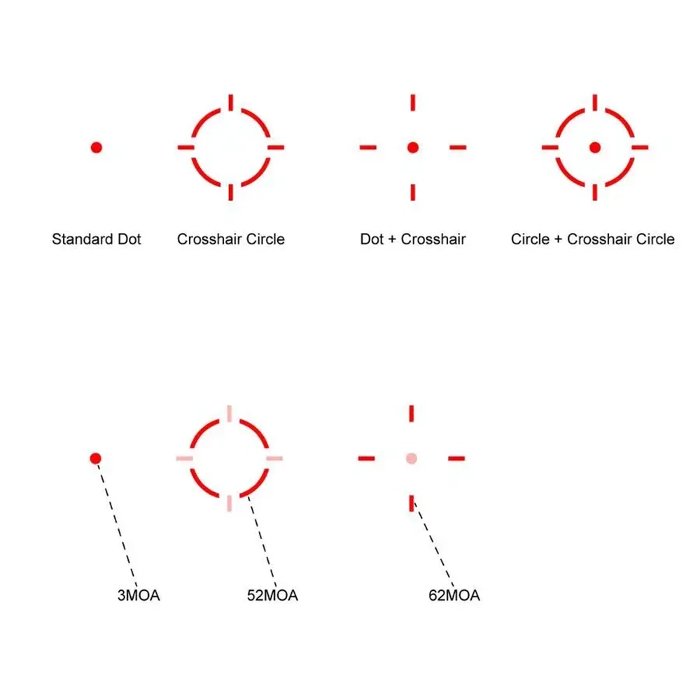 Vector Optics Frenzy Plus 1x31x26, XL Ekran, Auto ON/OFF, Çoklu Nişangah, REDDOT (Pilli Versiyon) SCRD-M67
