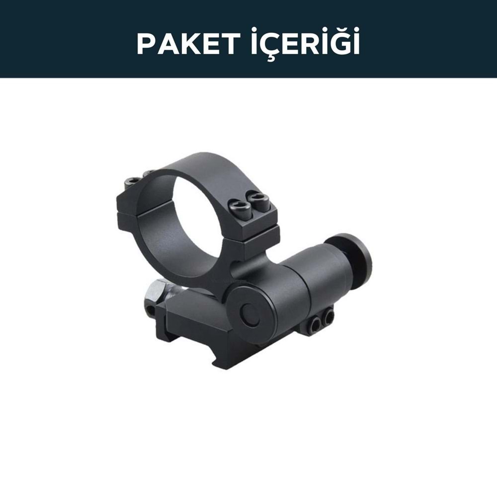 Vector Optics 30mm Dürbün ve Magnifier için yana katlanır picatinny montaj ayağı SCTM-17