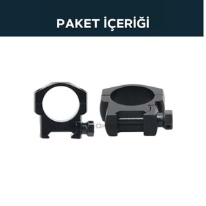 Vector Optics 30mm dürbün için Picatinny Ray Ayağı - Alçak - SCTM-27