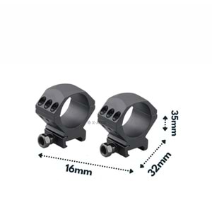 25.4mm 1'' Mark Yüksek Profil Dürbün Montaj Ayağı
