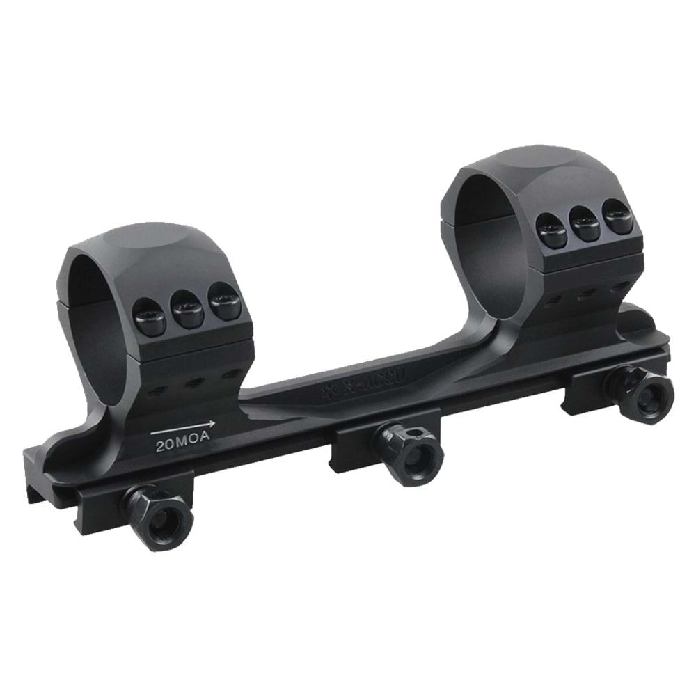 Vector Optics X-Accu 34mm Orta Profil Tek Parça 20MOA Picatinny Montajı