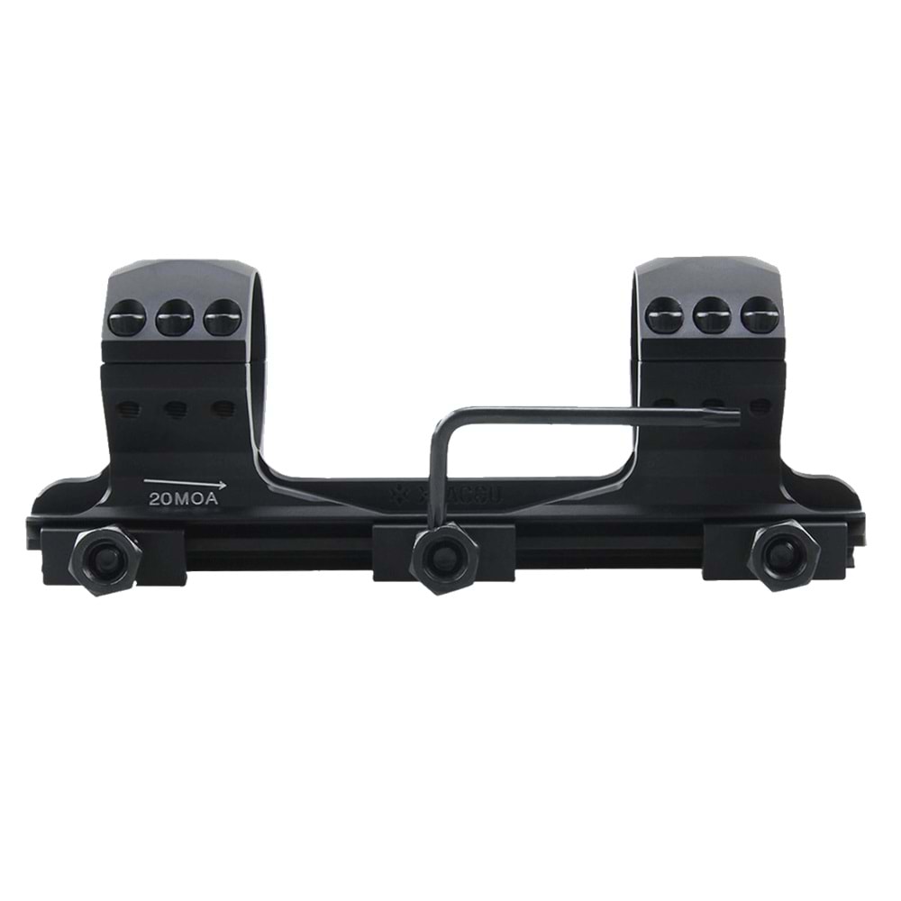 Vector Optics X-Accu 34mm Orta Profil Tek Parça 20MOA Picatinny Montajı