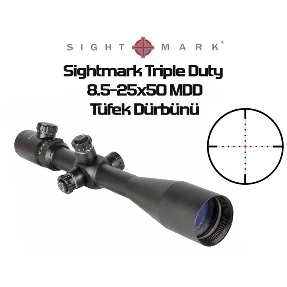 Sightmark Triple Duty 8.5-25x50 MDD Tüfek Dürbünü