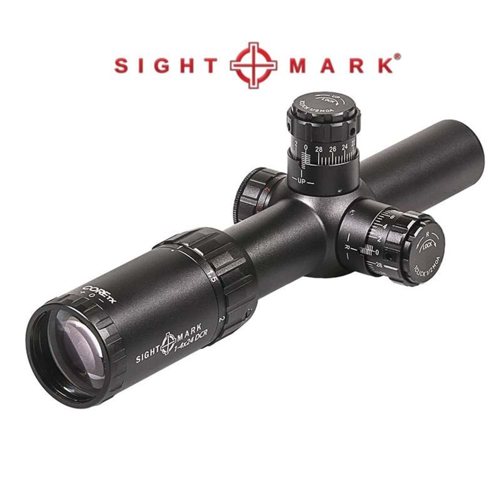 Sightmark Core TX 1-4x24DCR .223/.308 BDC Dual Caliber Tüfek Dürbünü