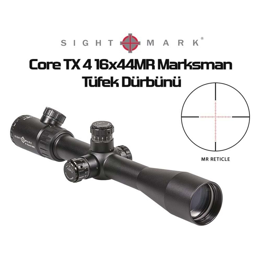 Sightmark Core TX 4-16x44MR Marksman Tüfek Dürbünü