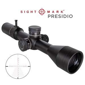 Sightmark Presidio 3-18x50 (MR2 Reticle) FFP Yivli Tüfek Dürbünü