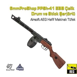 SnowWolf PPSH Full Metal Sovyet WWII Replikası