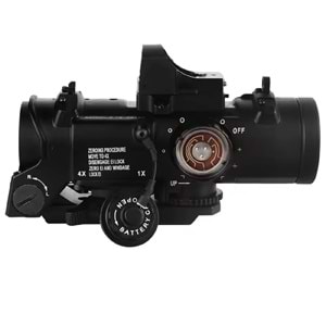 SOTAC 1x-4x COMBO Fixed Dual Purpose Scope ELCAN 1-4x32F1 WITH RED DOT SET