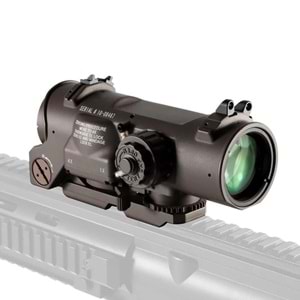 SOTAC Tactical Rifle Scope 1x-4x Fixed Dual Purpose Scope Red Illuminated Airsoft ELCAN - 1-4x32F1