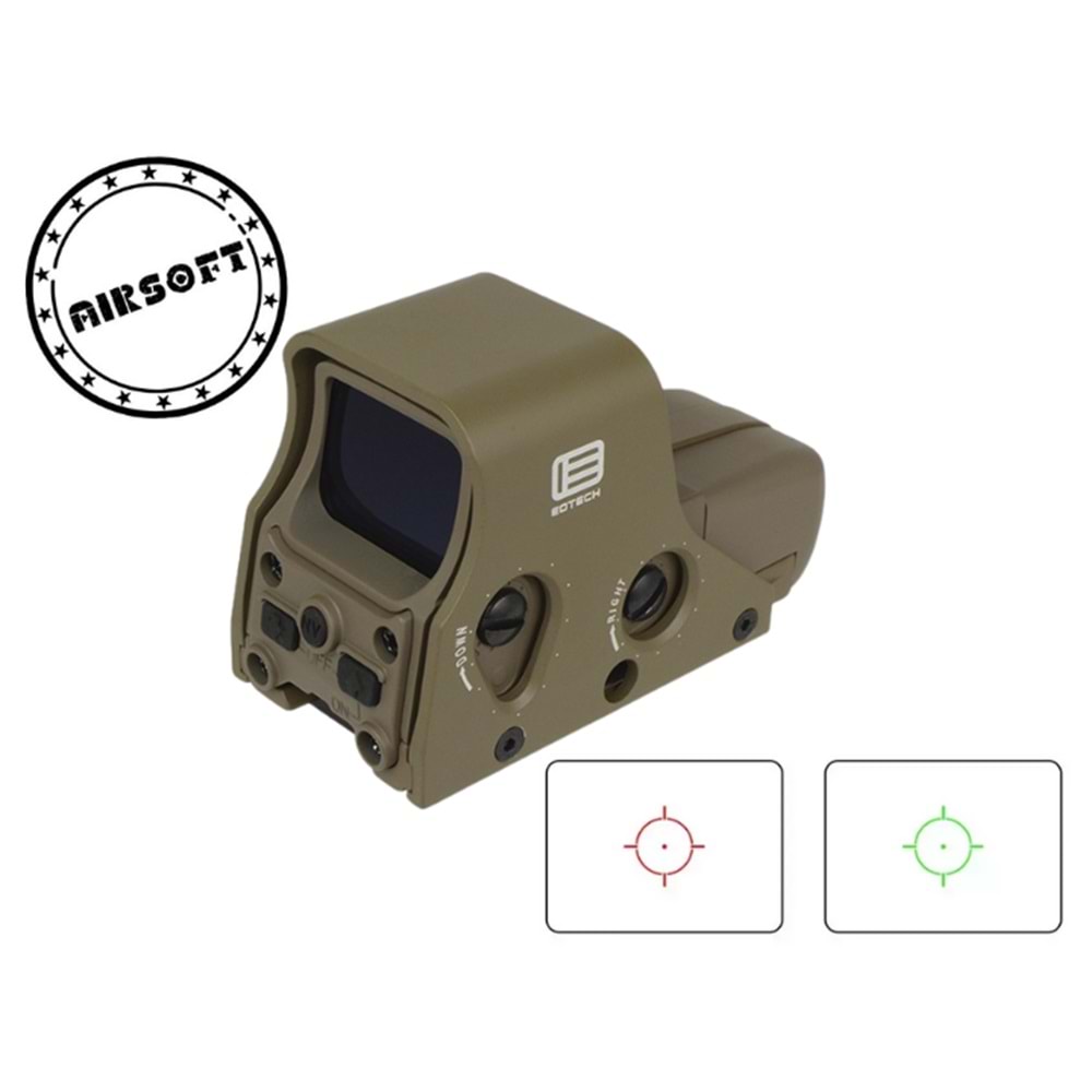 SOTAC EOT-551 Holografik Nişangah Green & Red Dot - TAN