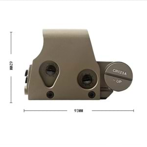 SOTAC EOT553 ÇÖL RENGİ Holographic Green/Red Dot Metal Reflex Sight Nişangah