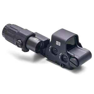 SOTAC 558 G33 BLACK Red Dot Holographic Reflex Sight + G33 3X Magnifier Combo Built-in Flip QD Mount Nişangah - Siyah
