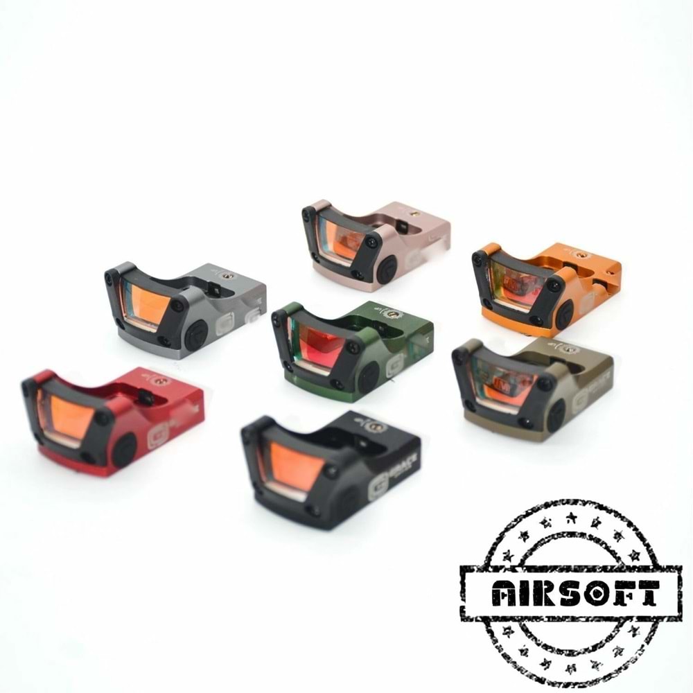 SOTAC Grace M1 Tipi Tactical ReflexSight 3Moa Red Dot Nişangah, RMR Uyumlu, RENK SECENEKLI Desert Desert