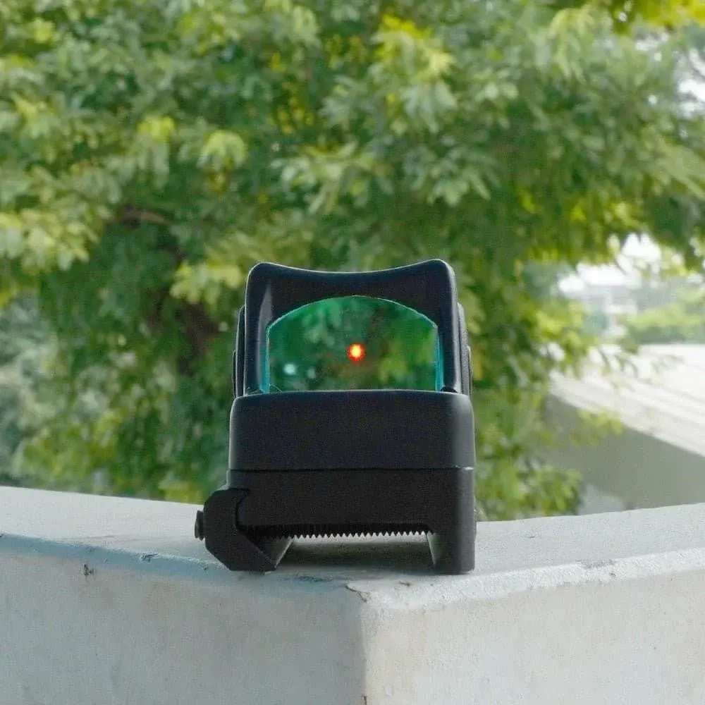 SOTAC RMR Red Dot Reflex Sight Scope Fit 20mm Weaver Rail Nişangah + WE Glock Montaj Siyah