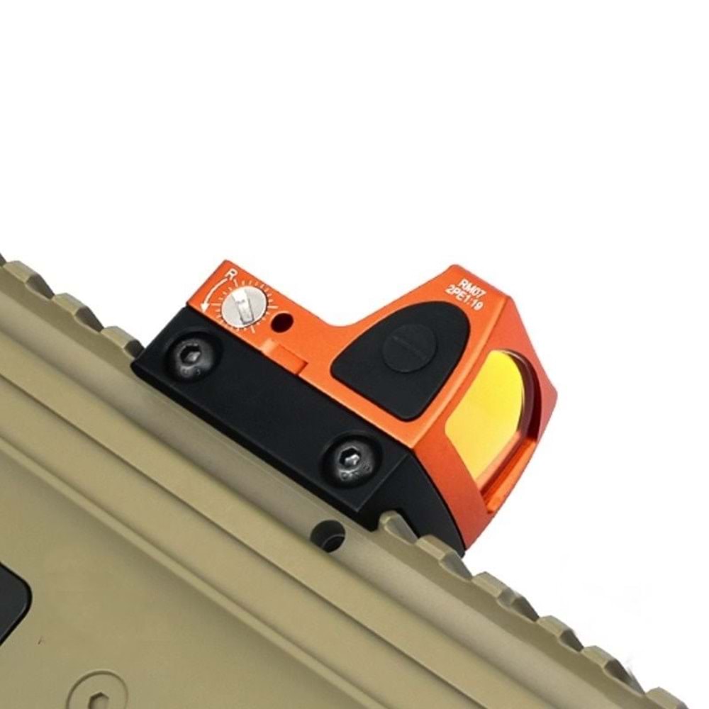 SOTAC RMR Red Dot Reflex Sight Scope Fit 20mm Weaver Rail Nişangah Turuncu - SOTAC-RMR-OG