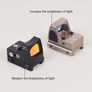 SOTAC RMR Red Dot Reflex Sight Scope Fit 20mm Weaver Rail Nişangah Tan - SOTAC-RMR-TN