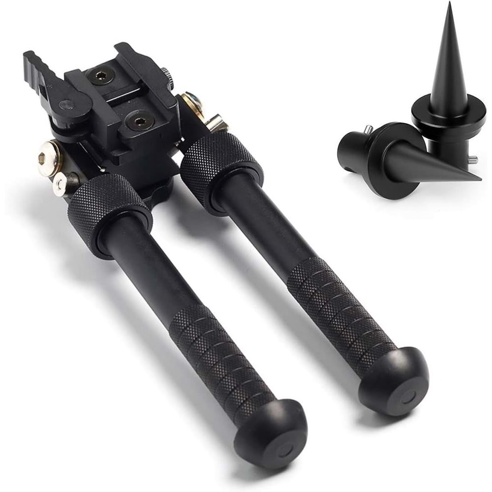 SOTAC V8 Tactical Rifle Bipod Adjustable 360° Gun Tripod Bracket for Outdoor Hunting in Shooting Range Shooting Range