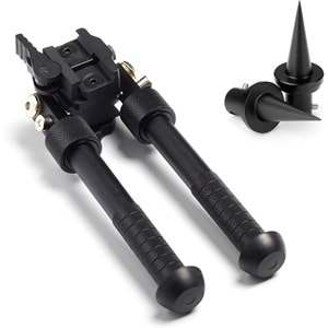 SOTAC V8 Tactical Rifle Bipod Adjustable 360° Gun Tripod Bracket for Outdoor Hunting in Shooting Range Shooting Range