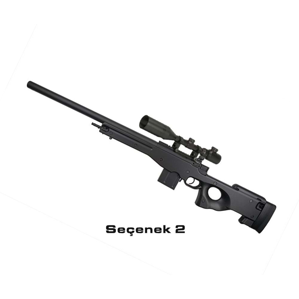 CYMA Advanced L96 Bolt Action High Power Airsoft Sniper Rifle BLACK
