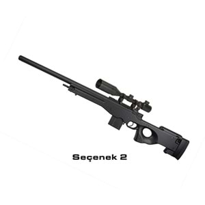 CYMA Advanced L96 Bolt Action High Power Airsoft Sniper Rifle BLACK