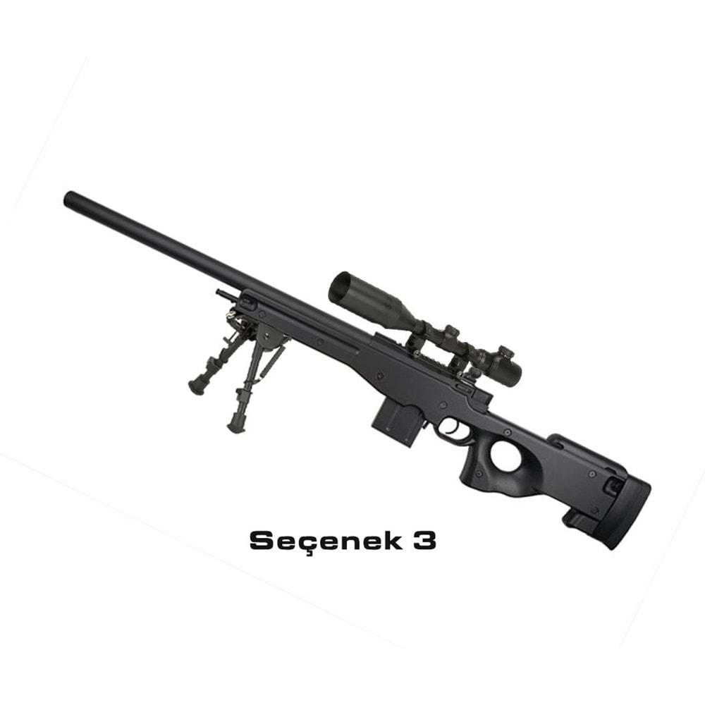 CYMA Advanced L96 Bolt Action High Power Airsoft Sniper Rifle BLACK