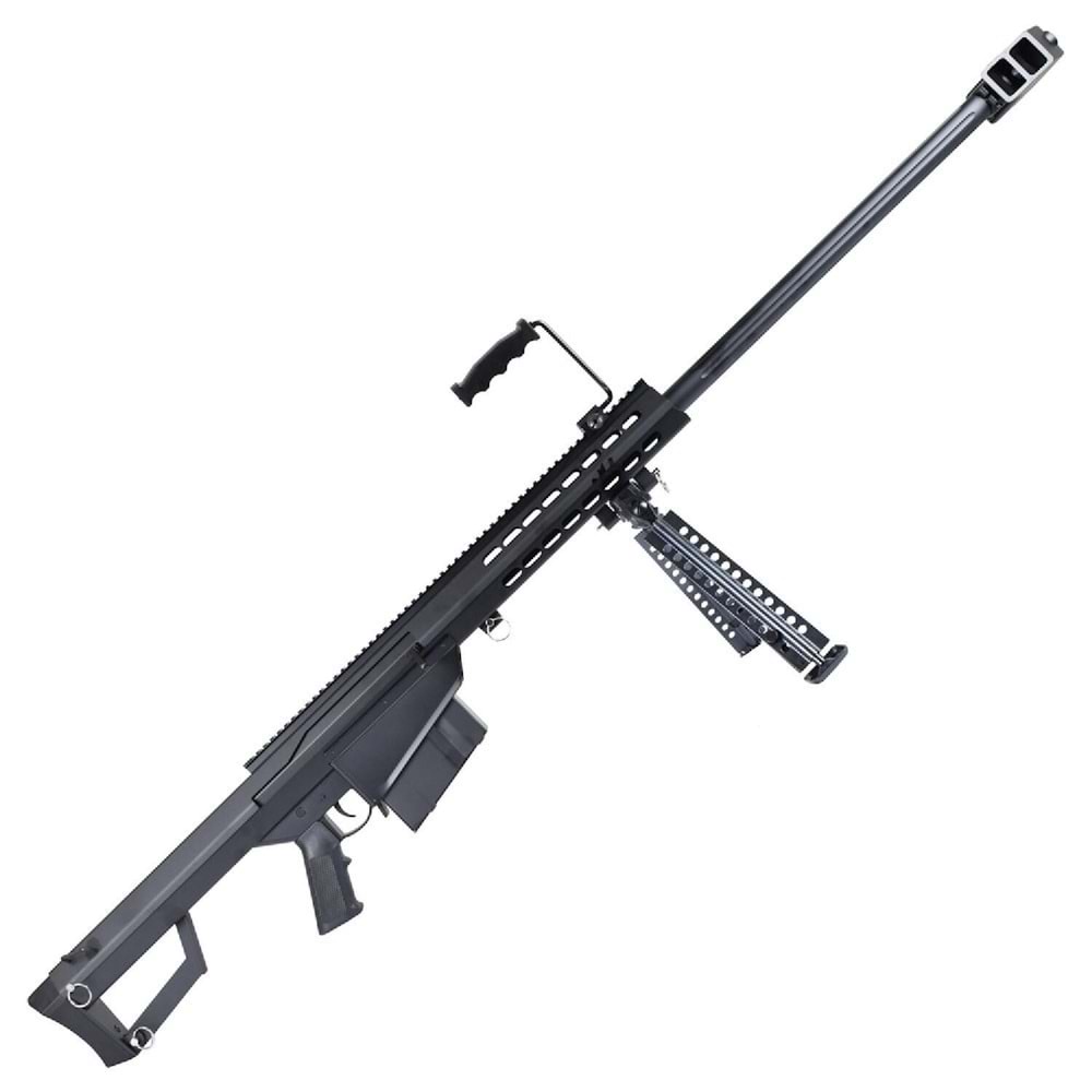 SnowWolf BARRETT M82A1 BK Long AEG Siyah Airsoft Sniper Tüfeği