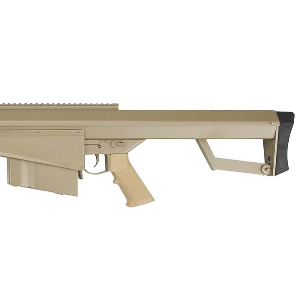 Snow Wolf M82A1 Airsoft AEG Sniper Tüfek 3-9x50 Dürbün Set (Renk: Desert / Kısa Namlu)