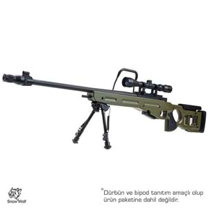 SnowWolf SV-98 OLIVE Bolt Action Airsoft Sniper Tüfeği AWP AWM