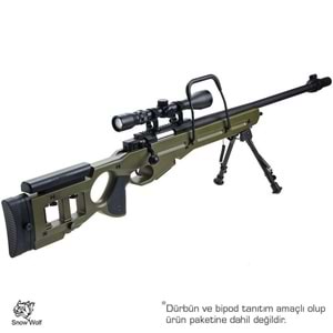 SnowWolf SV-98 OLIVE Bolt Action Airsoft Sniper Tüfeği AWP AWM