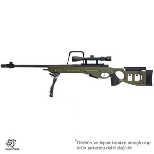 SnowWolf SV-98 OLIVE Bolt Action Airsoft Sniper Tüfeği AWP AWM