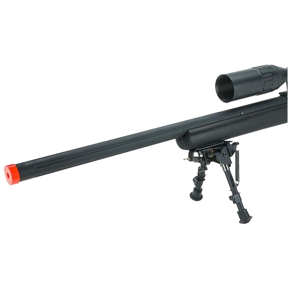 Snow Wolf M24 Airsoft Sniper Fabrika Upgradelidir - Siyah