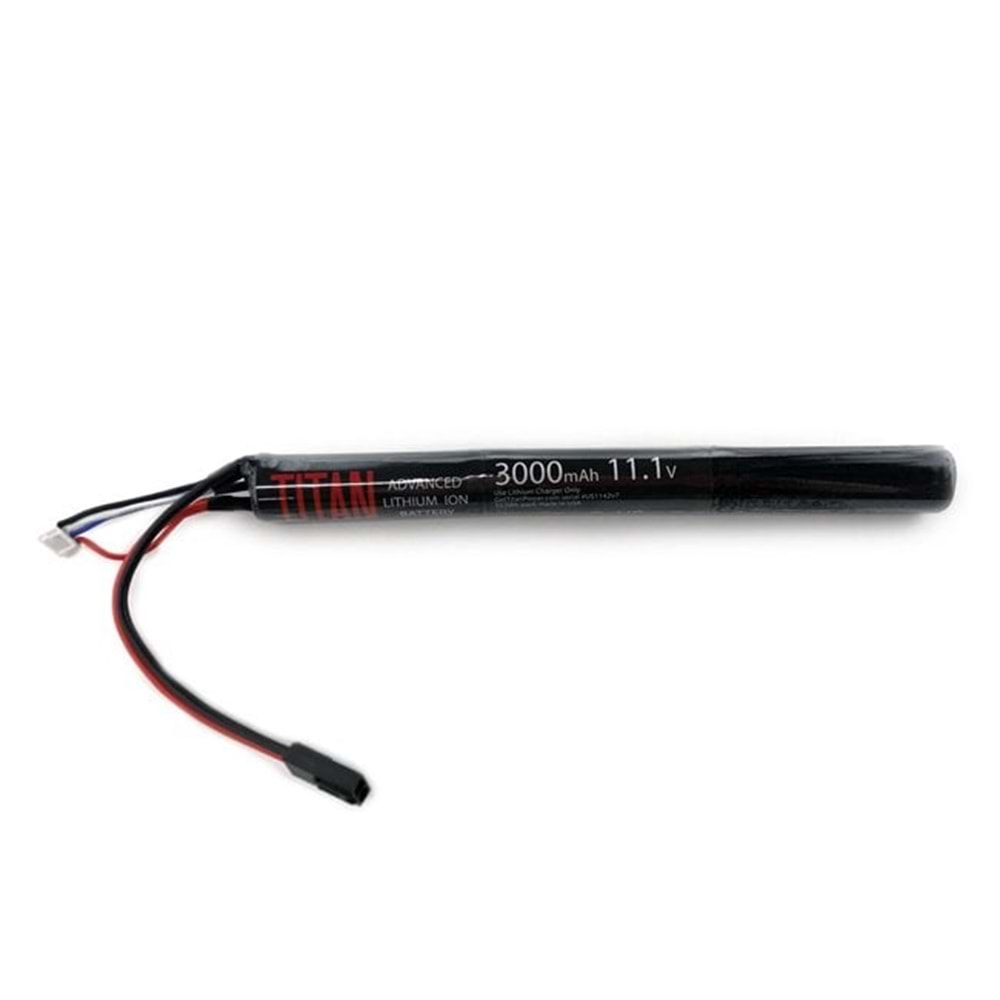Titan 3000mAh 11.1v Stick Tamiya Airsoft Li Ion Pil - 1142