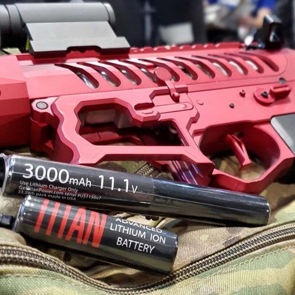 Titan 3000mAh 11.1v Stick Tamiya Airsoft Li Ion Pil - 1142