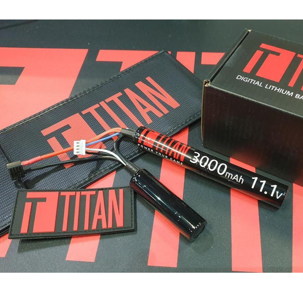 Titan 3000mAh 11.1v Nunchuck Tamiya Airsoft Li Ion Pil - 1156