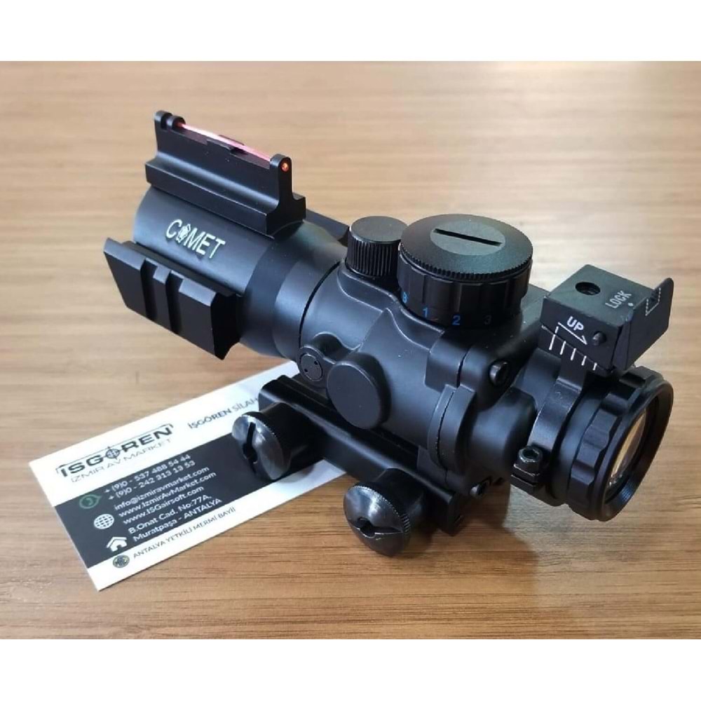 Comet 4X32 Reddot + Gez + Arpacıklı Tüfek Dürbünü