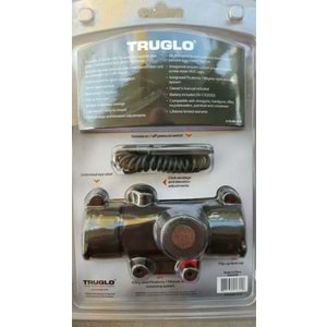 TRUGLO TRITON 3RENK 30mm Siyah 5MOA REDDOT nişangah