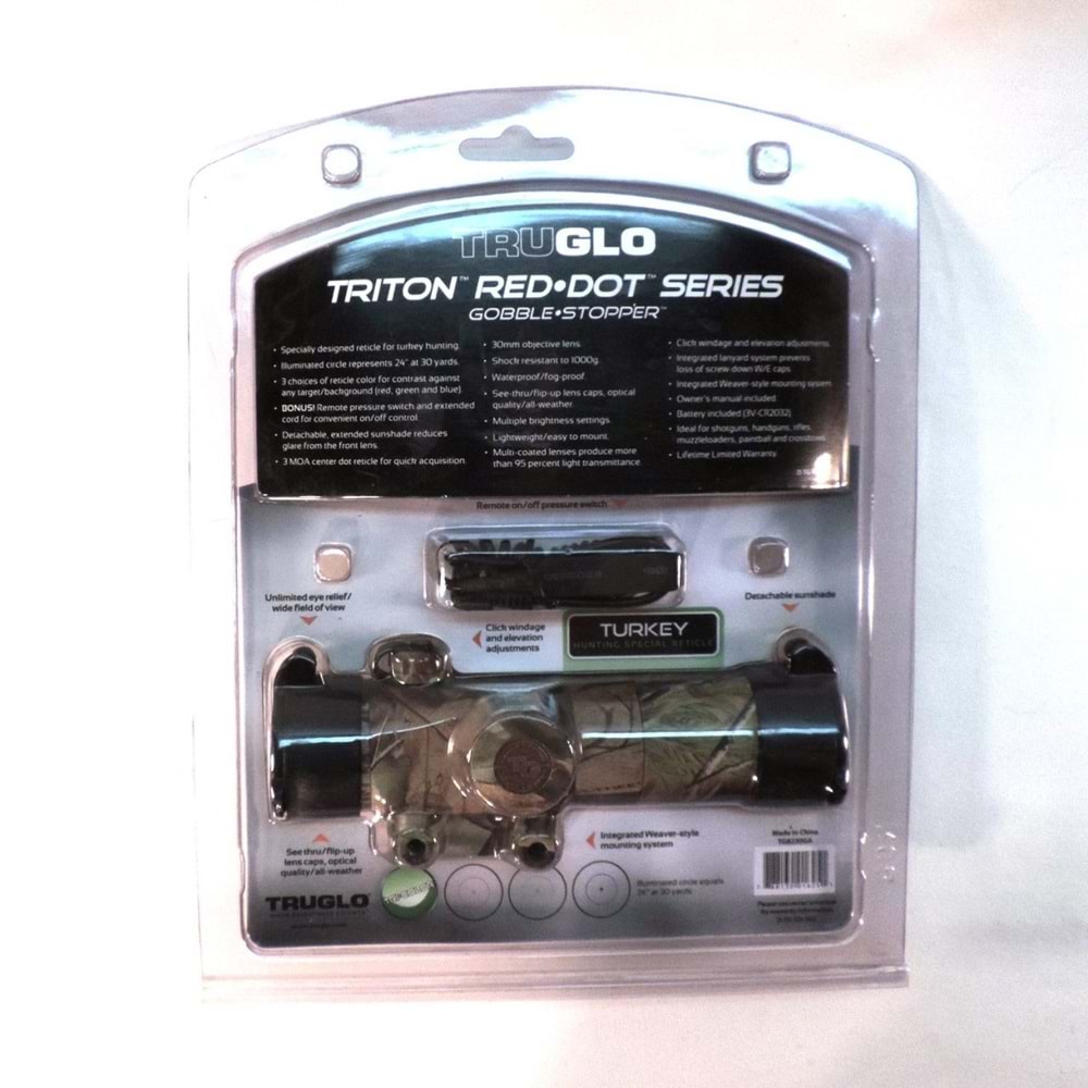 TRUGLO Reddot Gobble Stopper 3RENK 30mm Kamo 3MOA