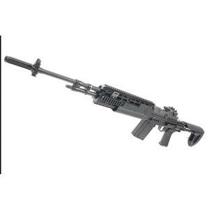 GG M14 EBR-L ETU Tactical DMR Sniper AEG Airsoft Tüfek SIYAH-UZUN NAMLU