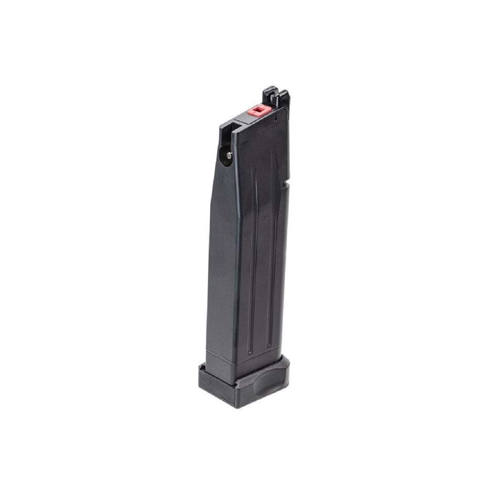 Armorer Works x Taran Tactical International Combat Master Co2 Magazine (TTI - Full Metal - Black - TT-CMMC01)