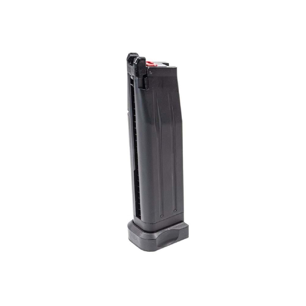 Armorer Works x Taran Tactical International Combat Master Co2 Magazine (TTI - Full Metal - Black - TT-CMMC01)