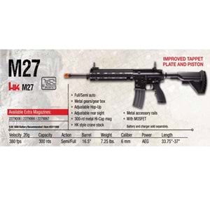 HK416 M27-IAR AIRSOFT AEG