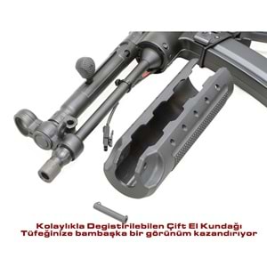 VFC MP5A5 Çift El Kundaklı AEG - Siyah UPGRADED