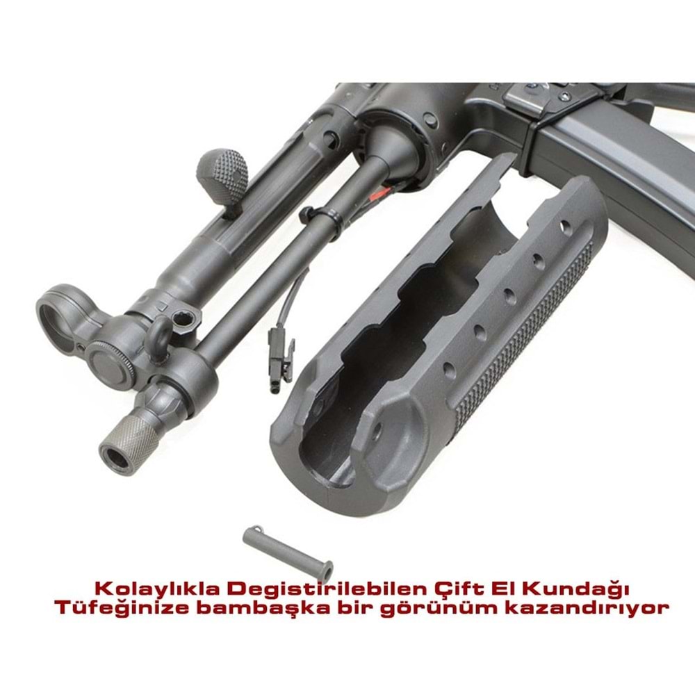 VFC MP5A5 Çift El Kundaklı AEG - Siyah UPGRADED