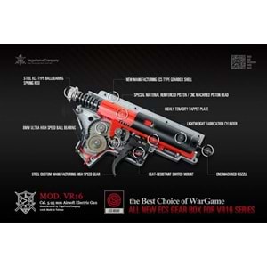 VR16 Fighter Carbine MK2 Black AEG AIRSOFT TUFEK