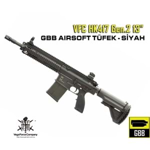 VFC HK417 Gen.2 13'' Assault GBB Airsoft Tüfek - Siyah
