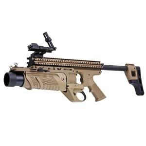 VFC MK13 MOD0 TAN Enhanced Grenade Launcher Airsoft Bombatar (Çöl Rengi-Deluxe Version)