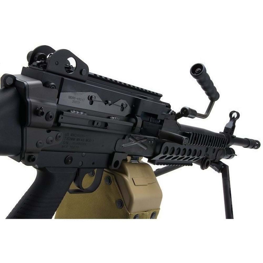 VFC MK48 MOD1 LMG TACTICAL Ayarlı Dipçik Airsoft AEG Tüfek