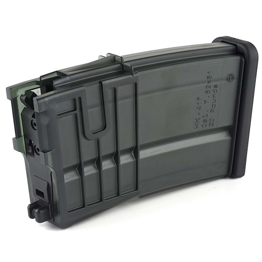VFC HK417 GBB Magazine - 20BB - Siyah